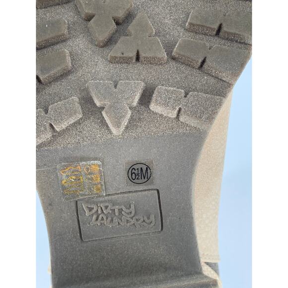 DIRTY LAUNDRY Women's Tan Slip-On Block-Heel Lita Chelsea Boots SZ 6.5 - Picture 8 of 9